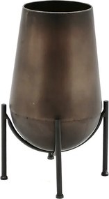 ΒΑΖΟ ΜΕΤΑΛ. ΜΕ STAND ΜΠΡΟΝΖΕ 35ΕΚ