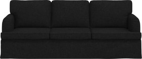 vidaXL Καναπές Μαύρο 201 x 80 x 85 εκ ύφασμα