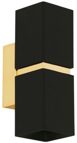 Φωτιστικό Τοίχου Led Passa 95373 Black Eglo Metal