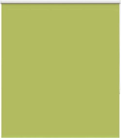 vidaXL Roller Blind Blackout φύλλα πράσινα 135x150 cm Πλάτος υφάσματος