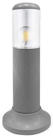 Κολωνάκι Κήπου Φ9 Ε27 IP54 H40 Lumen-9-40936-Γκρι 9-40936