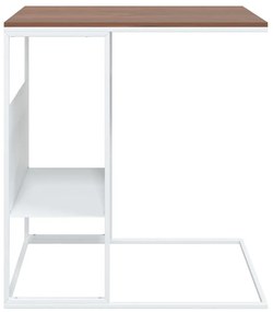 Τραπέζι Βοηθητικό Λευκό 55x36x59,5 εκ. από Επεξεργασμένο Ξύλο - Λευκό