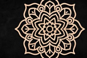 Intra απο ξύλο plywood 3mm-4mm πάχος – Διακόσμηση τοίχου Mandala Cut Laser Δίασταση  40x30 cm INTRAFABR-116086477