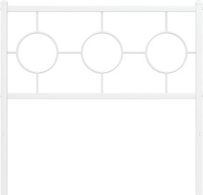 vidaXL Ανταλλακτικό κεφαλάρι Λευκό 90 εκ. Μεταλλικό