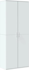 vidaXL Ντουλάπι Λευκό 70x35x180 εκ. από Επεξεργασμένο Ξύλο