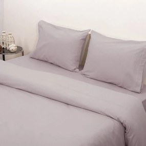 Μαξιλαροθήκες Σετ 2τμχ 3100 Grey Viopros 50Χ70 50x70cm 100% Cotton Flannel