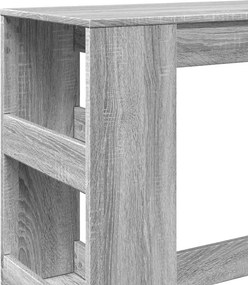 vidaXL Τραπέζι Μπαρ Γκρι Sonoma 90x40x103,5 εκ. από Επεξεργ. Ξύλο