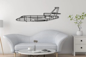 Intra απο ξύλο plywood 3mm-4mm πάχος - Falcon 900EX Laser Cut Aircraft Wall Art Δίασταση 40x50 cm INTRAFABR-113153713