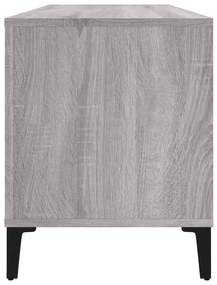 vidaXL Δισκοθήκη Γκρι Sonoma 100 x 38 x 48 εκ. από Επεξεργασμένο Ξύλο