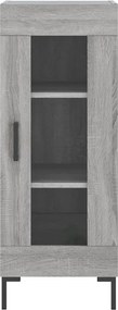 vidaXL Ντουλάπι Γκρι Sonoma 34,5x34x90 εκ. από Επεξεργασμένο Ξύλο