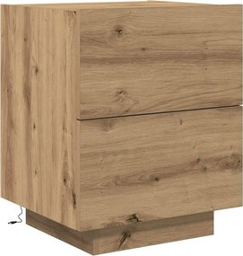 vidaXL Κομοδίνο Artisan Oak 45 x 40 x 55 εκ Επεξεργασμένο ξύλο