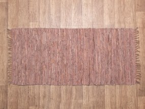 Δερμάτινο Ταπέτο 65x135 1 Καφέ Viopros