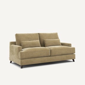 Καναπές-κρεβάτι από βελουτέ ύφασμα stonewashed, ALWINE