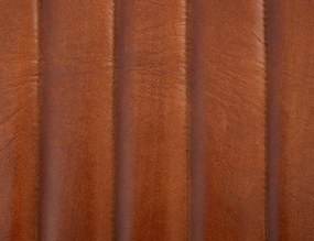 ΚΑΡΈΚΛΕΣ &amp; ΠΟΛΥΘΡΌΝΕΣ DARIO CGNAC/BLCK LEATHER CHAIR ATMOSPHERA 157284A