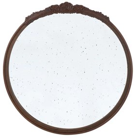 Artekko Dia Καθρέπτης Τοίχου Ξύλο/Γυαλί Καφέ (76.5x74x5)cm