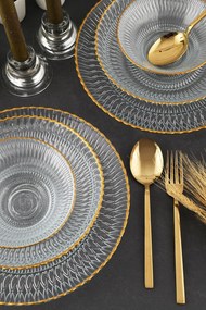 Dinner Set (12 Pieces) Selen 12YTAY Transparent