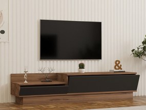Έπιπλο Τηλεόρασης Atlantic Πεύκο / Ανθρακί BOGRIE 160x35x35