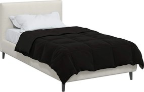 vidaXL Χειμερινό Παπλωματοθήκη 155 x 220 cm Χειμώνας Μαύρο Αναπνεύσιμο