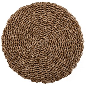 ΣΚΑΜΠΟ BEAM HM7826 ΞΥΛΟ ΤΕΑΚ ΚΑΙ SEAGRASS ΣΕ ΦΥΣΙΚΟ &amp; ΓΚΡΙ Φ43x45Yεκ.