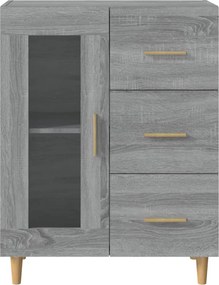 vidaXL Ντουλάπι Γκρι Sonoma 69,5 x 34 x 90 εκ. από Επεξεργασμένο Ξύλο
