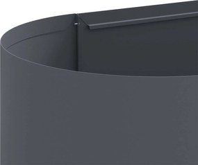 vidaXL Υψωμένο Κρεβάτι Κήπου Ανθρακί 280 x 40 x 40 εκ.