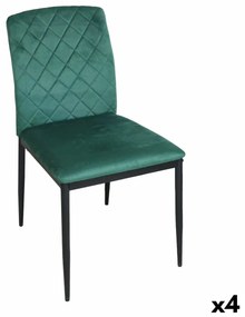 Καρέκλα Versa ZEGERS  Πράσινο 58 x 83 x 44 cm (4 Μονάδες)