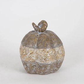 Διακοσμητική Κολοκύθα 752-28523 15,5x15x17cm Gold-Brown Estheti Home Ceramic
