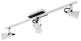 Φωτιστικό Σποτ Led 97373 White - Black Trillo Eglo Metal