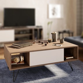 Coffee Table Mistico - Walnut, White Walnut
White