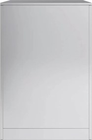 vidaXL Ράφι Καυσόξυλων 60x40x60 εκ. Γαλβανιζέ Ατσάλι