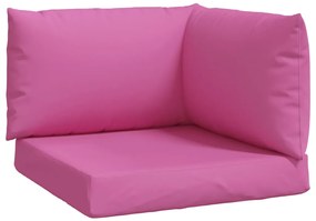 vidaXL Μαξιλάρια Παλέτας 3 τεμ. Ροζ από Ύφασμα Oxford