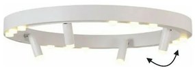 ΟΡΟΦΗΣ Φ/Σ LED 48W COB ΛΕΥΚΟ ΑΛΟΥΜΙΝΙΟ 3000K 4320LM D65ΧΗ6,5CM MAGNETO ACA JNBC48LED65WH