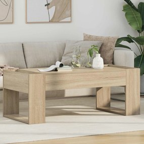 vidaXL Τραπεζάκι σαλονιού Δρύς Sonoma 110 x 50 x 41 εκ
