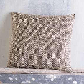 Μαξιλαροθήκη Διακοσμητική Tempe Brown Ρυθμός 40Χ40 Chenille,Cotton,Polyester