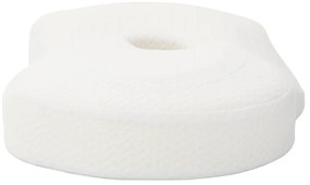 vidaXL Μαξιλάρι με μαξιλάρι Λευκό 55 x 36 x 10 εκ. Πολυεστέρας