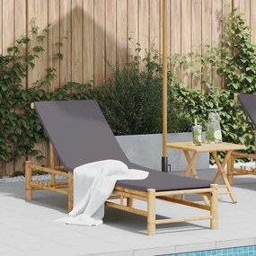 vidaXL Ξαπλώστρα με Μαξιλάρια 55 x 199 x 30 εκ. από Μπαμπού