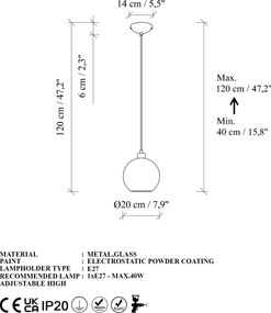 Chandelier Benek - 20-14315 Green