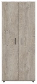 Διφυλλη ντουλάπα ξύλινη Viva M2 δρυς πλανκο με δρυς νορτε 50x52x193 DIOMMI 33-337