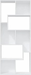 vidaXL Βιβλιοθήκη Λευκή 67 x 24 x 161 εκ. από Επεξ. Ξύλο