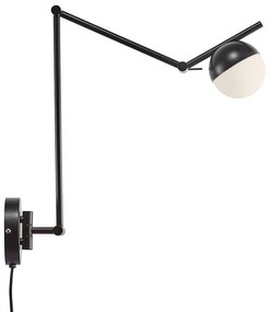 Φωτιστικό Τοίχου - Οροφής Contina 2010971003 73,6x37,2 1xG9 5W Black Nordlux Metal, Glass