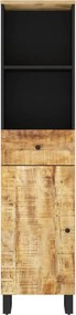 vidaXL Ντουλάπι Μπάνιου 38 x 33 x 160 εκ. από Μασίφ Ξύλο Μάνγκο