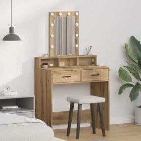 vidaXL Τραπέζι περιποίησης Καφέ 79 x 41 x 140 εκ. Επεξεργασμένο ξύλο