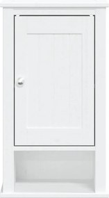 vidaXL Ντουλάπι Μπάνιου Επιτοίχιο BERG Λευκό 40x27x71,5 εκ Μασίφ Πεύκο