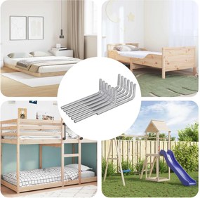 vidaXL Εξαγωνικό Κλειδί 12 pcs Ασημί 20 x 52 χιλ. Ατσάλι
