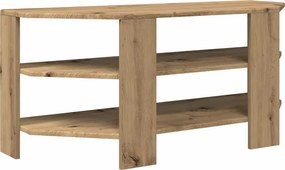vidaXL ΓωνιακήΒάσηΤηλεόρασης 102x40,5x45εκ Artisan Oak
