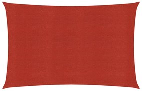vidaXL Πανί Σκίασης Κόκκινο 2 x 4,5 μ. από HDPE 160 γρ./μ²