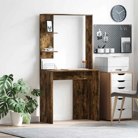 vidaXL Γραφείο Καπνιστή δρυς 78.5 x 37 x 154.5 εκ Επεξεργασμένο ξύλο