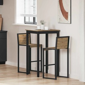 vidaXL Τραπεζαρίες Επεξεργασμένο ξύλο