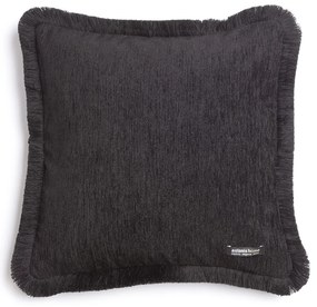 Διακοσμητική Μαξιλαροθήκη (60x60) Aslanis Home 4 Seasons Trimming Black