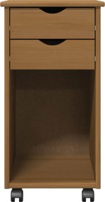 vidaXL Κινητό Ντουλάπι 34 x 39 x 65,5 cm Στερεό πεύκο Μέλι Καφέ